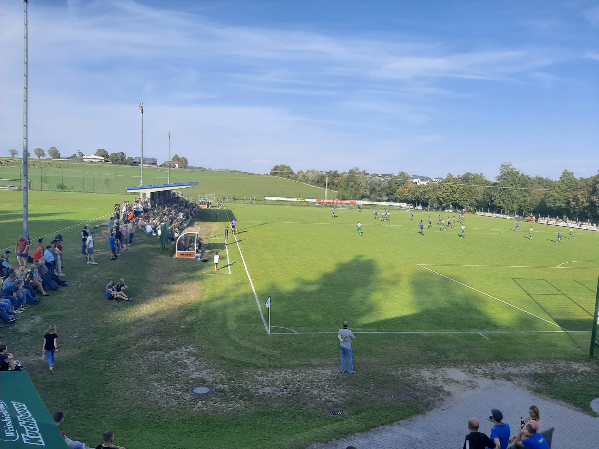 Stadion bei Spielbetrieb